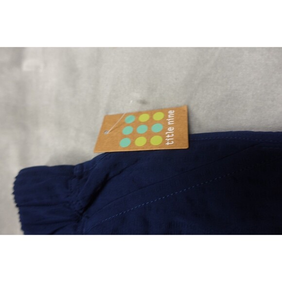 Title Nine Womens Medium Navy Blue Slaycation 2.0 Cropped Pants NWT - Picture 6 of 7